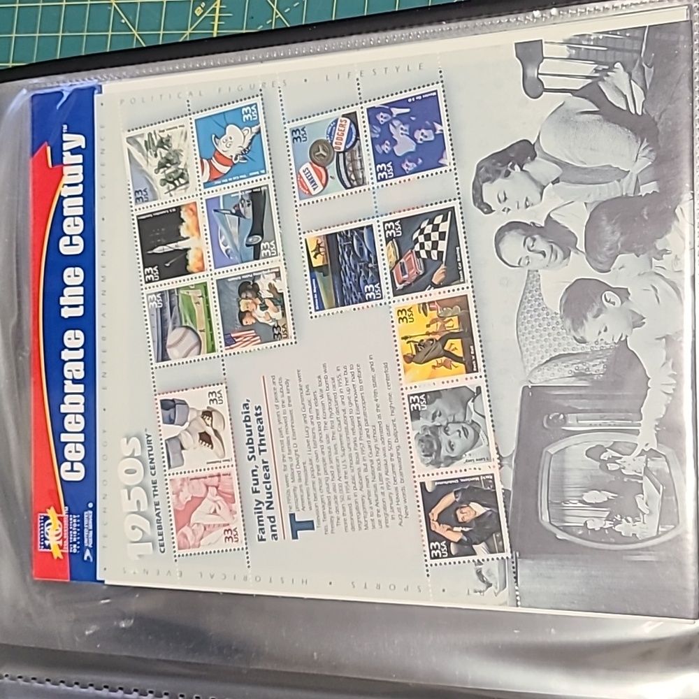 USPS Celebrate The Century Commemorative Stamp Collection 1900-1999 Full Set - Picture 10 of 16
